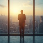 Lucid_Origin_A_modern_executive_stands_confidently_at_a_floort_3