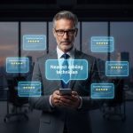 Business leader looking up nearest cabling technician