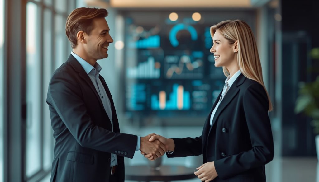 lucid-origin_A_modern_professional_business_environment_featuring_two_individuals_engaged_in_-1